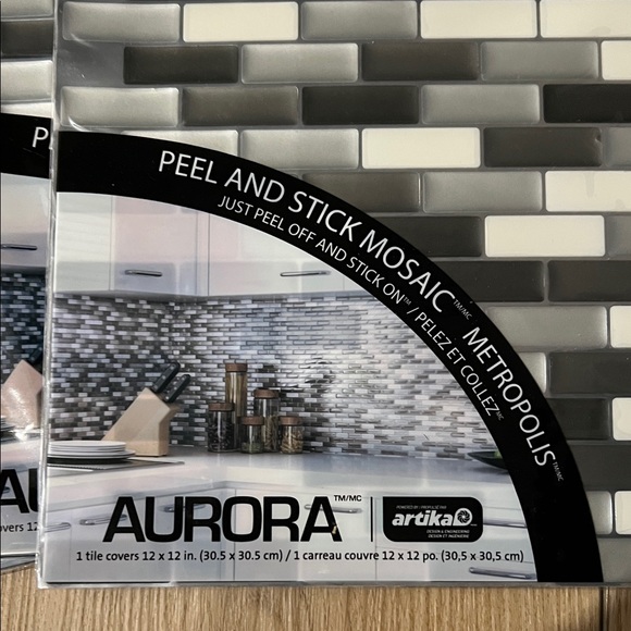 Aurora Metropolis Peel and Stick Mosaic Tiles - Picture 10 of 10